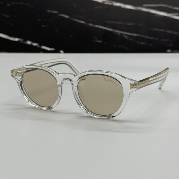 NEW TOM FORD TF1123-D 26E TRANSPARENT/BEIGE WOMEN SUNGLASSES FT1123-D 26E main image 7